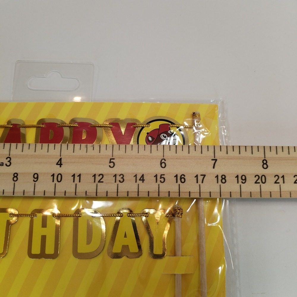 Buc-ee's Party Cake Topper Happy Birthday Beaver Gas Station Fan - Picture 5 of 5